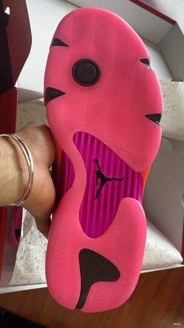 Bmlin DH4121-600 Jordan 14 Pink (W) Low Shocking Retro 0812
